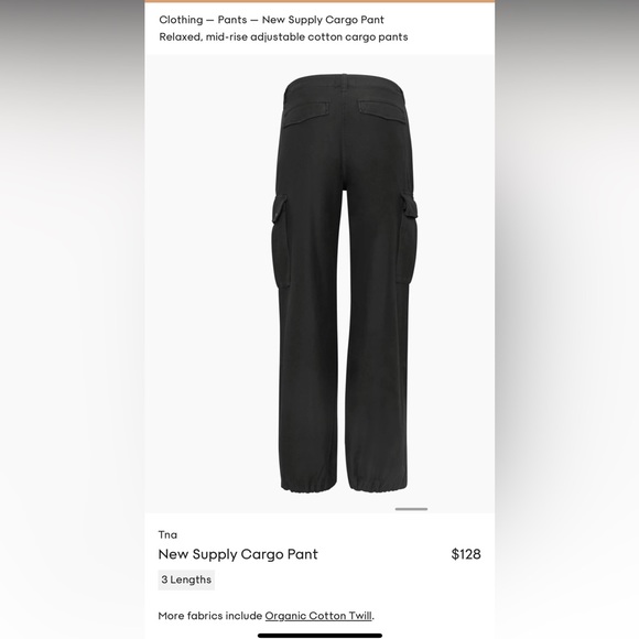 Aritzia- TNA New Supply Cargo Pants - Picture 4 of 9